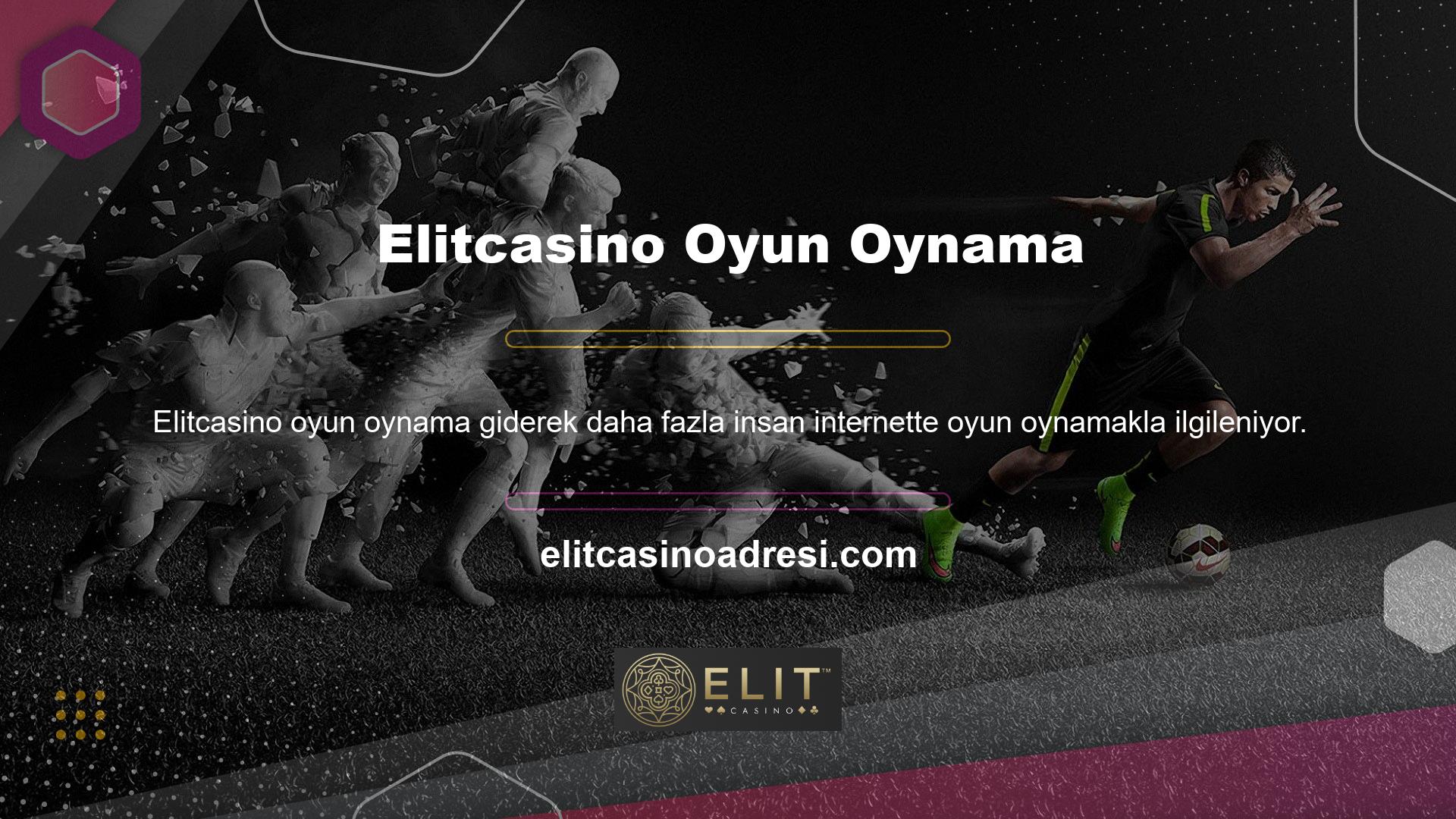 Elitcasino casino güvenilir mi? Elitcasino girişi bahisçileri rekabetçi